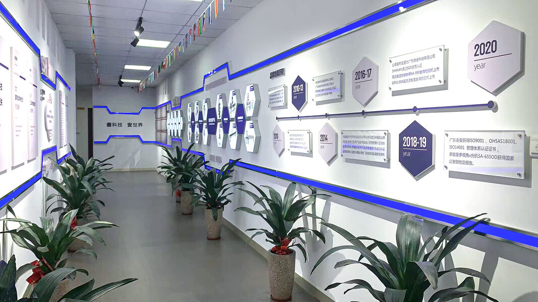 GUANGDONG SHANAN TECHNOLOGY CO.,LTD linea di produzione del fabbricante