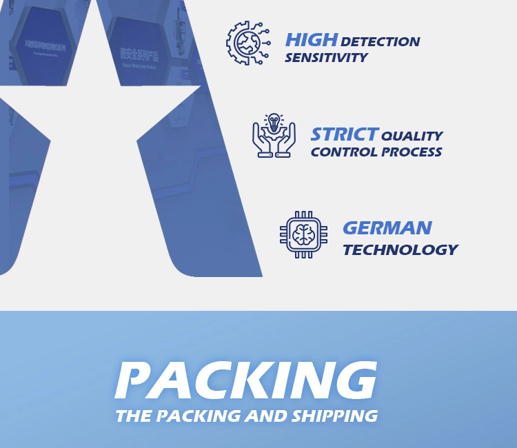 Detettore di metalli per alimenti industriali con tunnel a nastro trasportatore per carne panificazione snack food 8