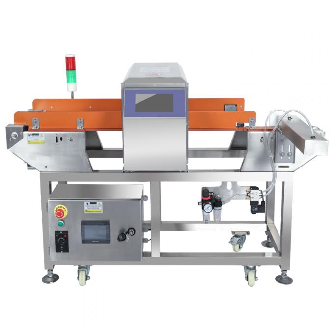 Plastico gomma carne biscotti snack trasportatore alimenti surgelati metal detector industriale 7