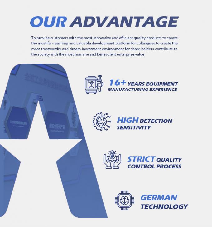 Sensore di metallo alimentare con sensore di convoglio di cintura molto sensibile 7