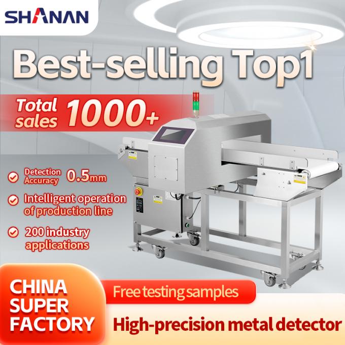 Cintura trasportatrice di qualit&agrave; alimentare facile da usare Detettore di metalli con rifiuto certificato CE ISO 0
