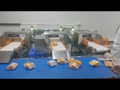 Detettore di metalli alimentari di sensibilità regolabile con gestione del database e impostazioni di autorizzazione dell'utente