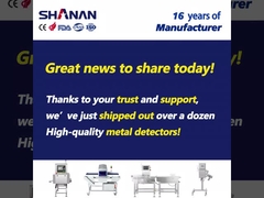 Rilevatore di metalli per trasportatori per prodotti sfusi Alta sensibilità Industria alimentare Fabbrica