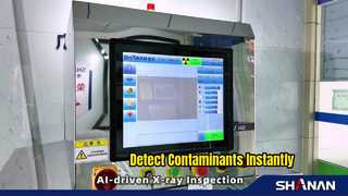 L'ispezione alimentare a raggi X rileva il vetro metallico