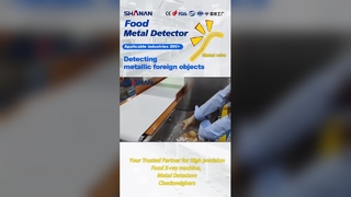 Sicurezza del nastro trasportatore per metal detector per uso alimentare