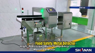 Metal detector per la sicurezza alimentare per nastri trasportatori