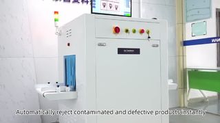 Sistema di ispezione industriale a raggi X per linee di produzione