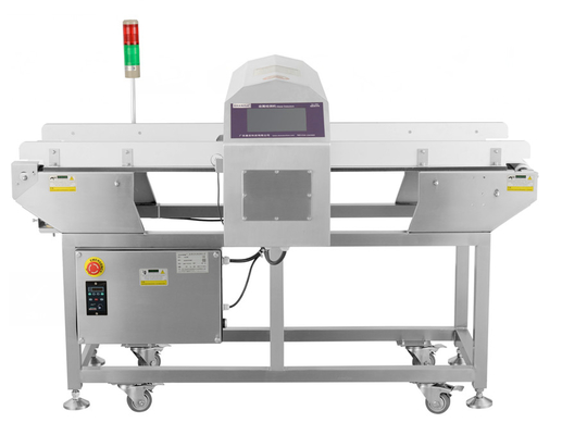Conveyor metal detector con cintura regolabile velocità industriali di trasformazione alimentare