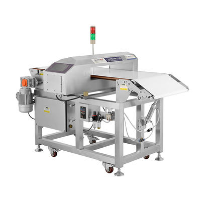 Linea di produzione Metal detector professionale per alimenti per bottiglie per il rilevamento di trucioli metallici all'interno degli alimenti