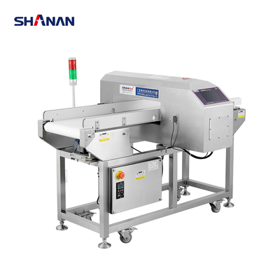 SHANAN Metal Detector per alimenti, allarme sonoro/luminoso, sistema di espulsione dell'asta di spinta