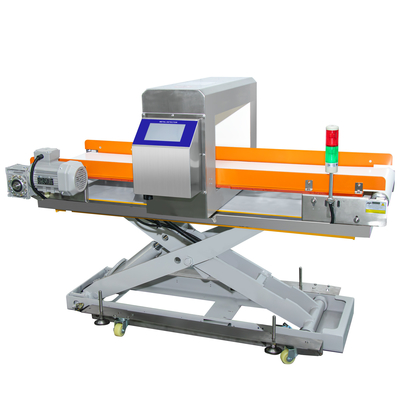 Detettore di metalli alimentari parametri di impostazione automatica tunnel metal detector machine per l'industria alimentare