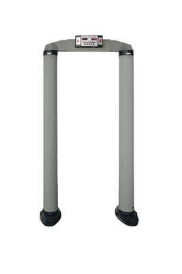 Passeggiata tramite il metal detector per pubblico, vita lunga della struttura di porta di sicurezza di 6 zone di uso