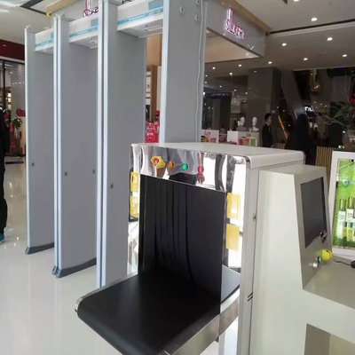 Passeggiata portatile del touch screen tramite le dotazioni di sicurezza del metal detector per la scuola, aeroporto