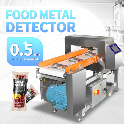 Cintura trasportatrice alimentare industriale automatica su misura Detettore di metalli in foglio di alluminio