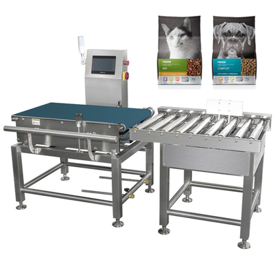 Convogliere industriale ad alta precisione con cintura di pesatura Scala di controllo Pesatrice per imballaggi alimentari