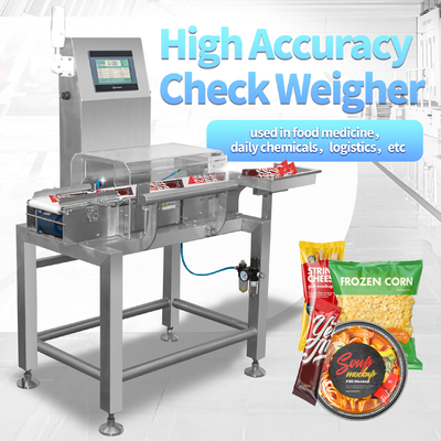 Controllo automatico del peso degli alimenti Pesante per tazze Bottiglie Borse Controllo qualità