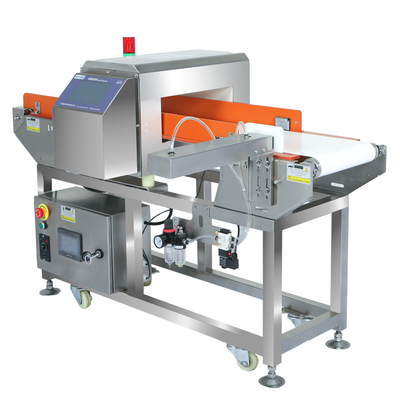 Detettore di metalli CE / ISO per prodotti alimentari / farmaceutici Sistema di rigetto automatico di sensibilità 0,5 mm
