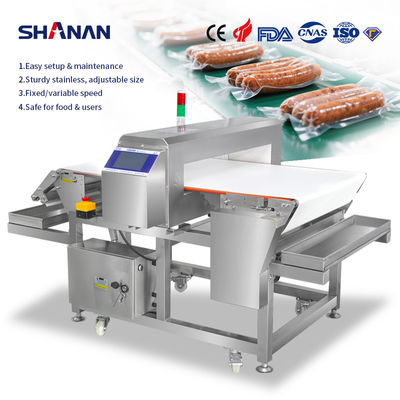 Fabbrica Industriale Barbecue Carne Trasporto di sicurezza alimentare Automatico di rigetto Metal Detector Machine