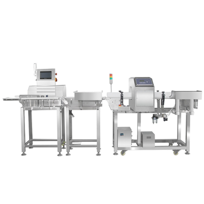 Rilevatore di metalli per la rilevazione di frammenti metallici per la produzione alimentare, dimensioni 1200mm x 800mm x 1200mm