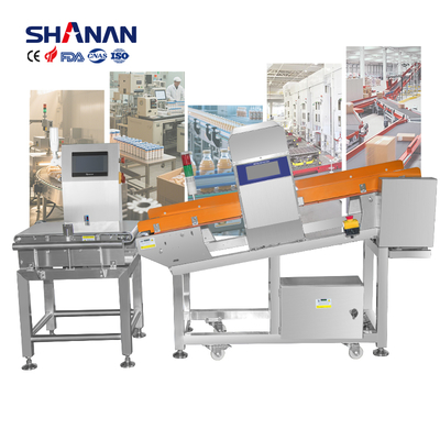 1200mm x 800mm x 1200mm Combo Metal Detector e Checkweigher con sistema di respingimento dell'aria e tensione 110V-220V