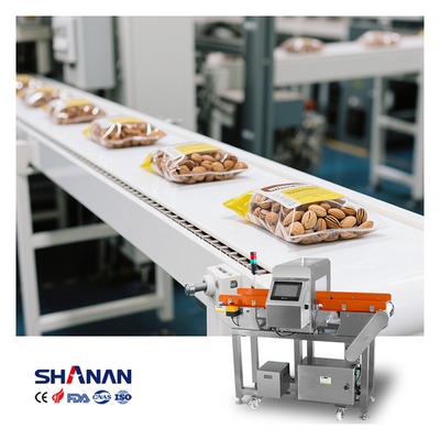 Cintura di rilevamento metallo trasportatore Alta velocità industriali di trasformazione alimentare fabbrica linea di produzione alimentare