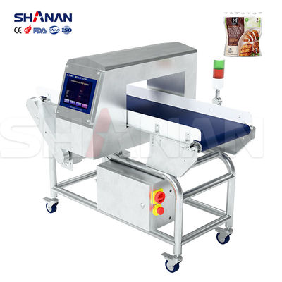 Cintura trasportatrice ad alta sensibilità con rilevatore di metalli per la produzione di noci alimentari