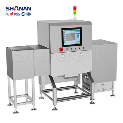Macchine industriali a raggi X per il controllo della qualità che rigettano automaticamente materiali estranei nei prodotti confezionati