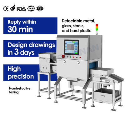 Equipaggiamento di rilevamento e di rigetto di alta qualità e elevata efficienza Sistemi di ispezione a raggi X per alimenti Macchine