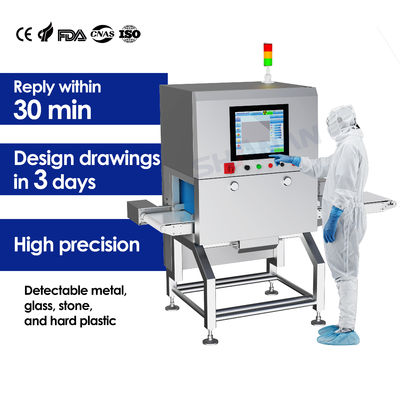Macchina a raggi X per alimenti per l'ispezione di prodotti in scatola, cioccolato e frutta secca - Sistema di scarto