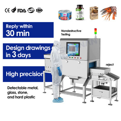 Sicurezza della macchina di ispezione a raggi X non distruttivi sulla linea di produzione di fabbrica
