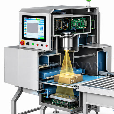 Macchina a raggi X alimentare che offre ispezione della sicurezza alimentare con lucidatura a specchio SUS304